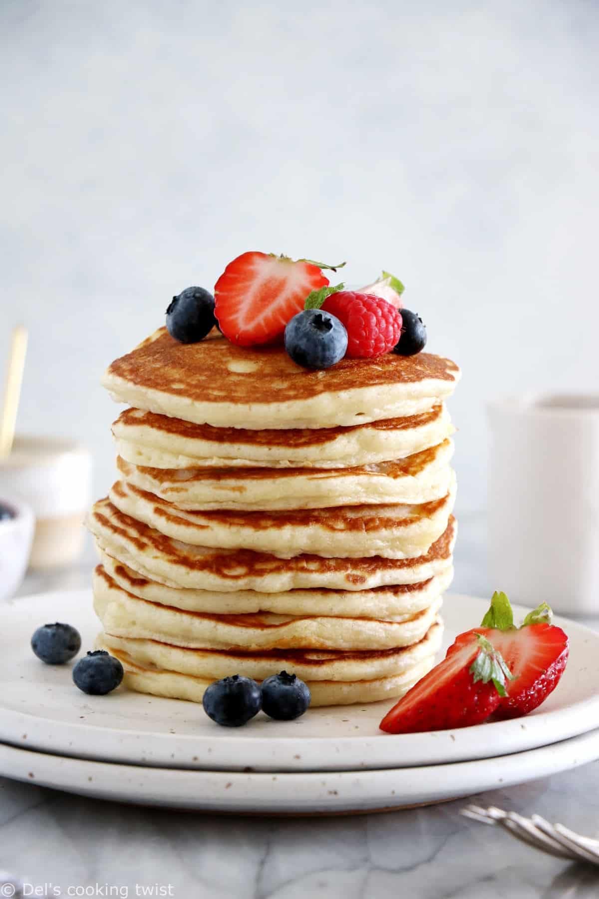 Image of Fluffy American Pancakes